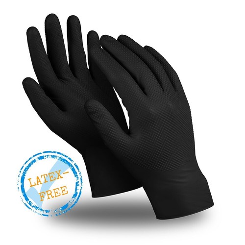 Guanti monouso nero nitrile - monouso,