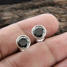 2Ct Lab Created Round Black